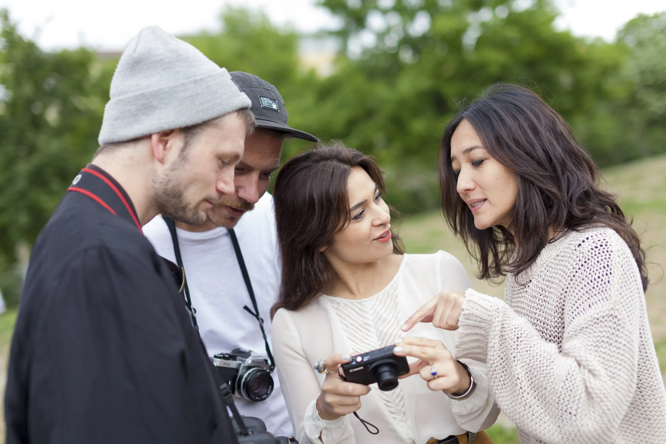 Small group photography workshop