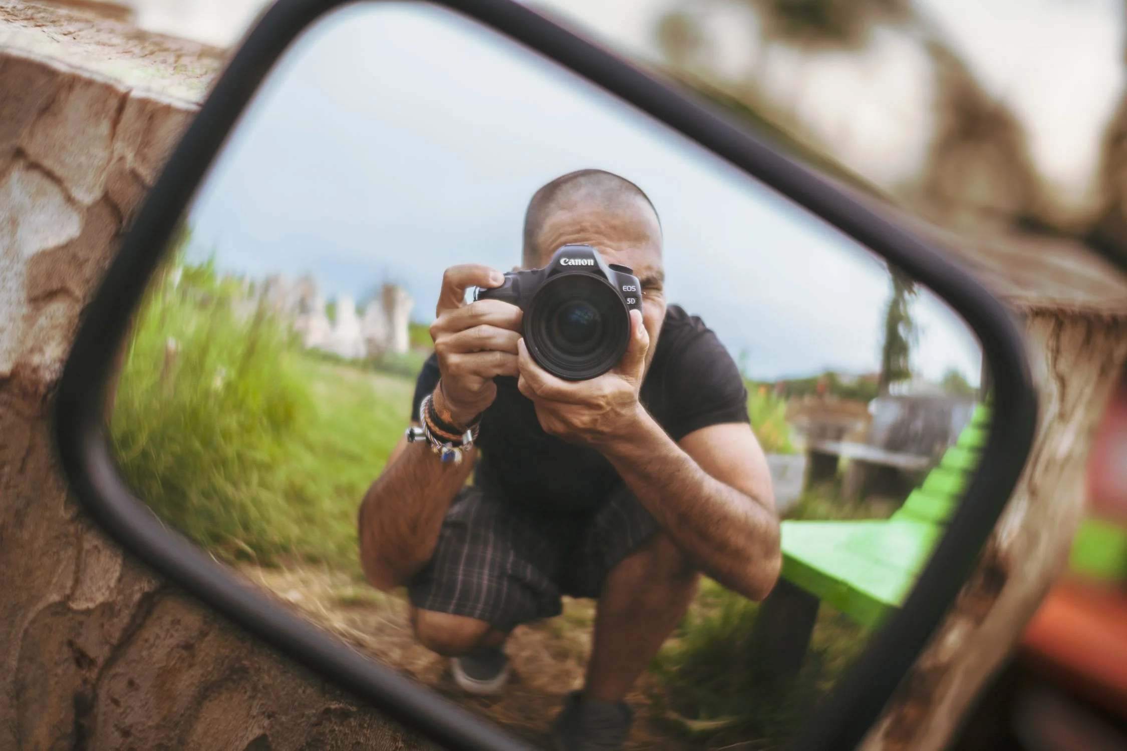 * Outdoor photography practice in Berlin city park