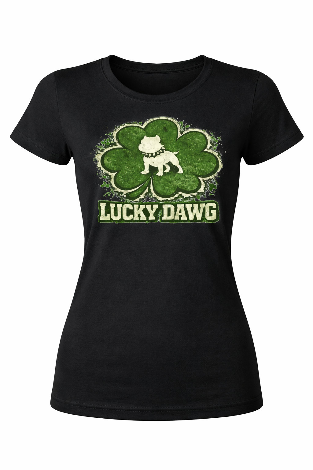 ☘️LIMITED EDITION ☘️LADY FITTED LUCKY DAWG TEE