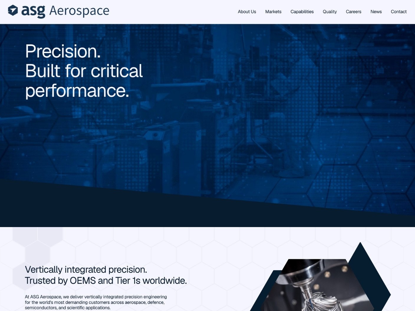 ASG Aerospace launches new look and website ahead of Farnborough International Airshow