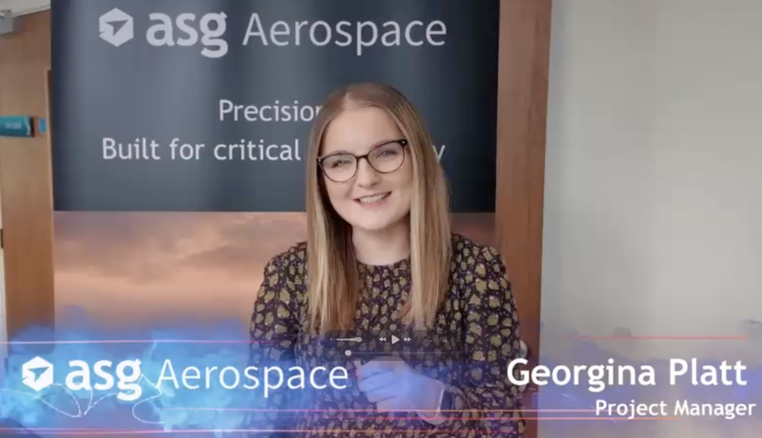 Why Aerospace? Georgina Platt Shares Her View as ASG Aerospace Celebrates National Manufacturing Day