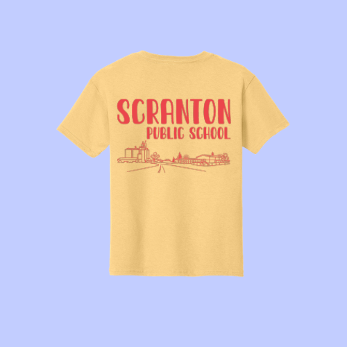 SPS Youth T-Shirt Salmon Logo