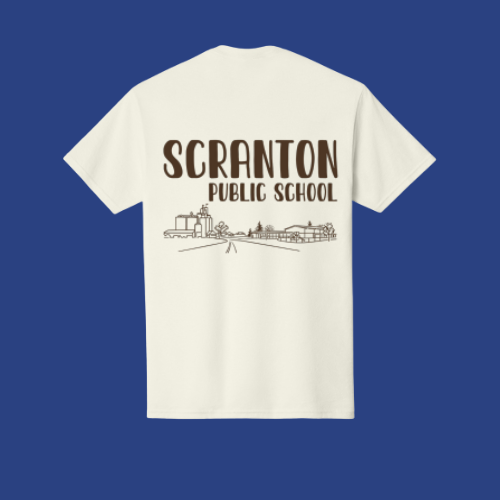 SPS Adult T-Shirt Brown Logo