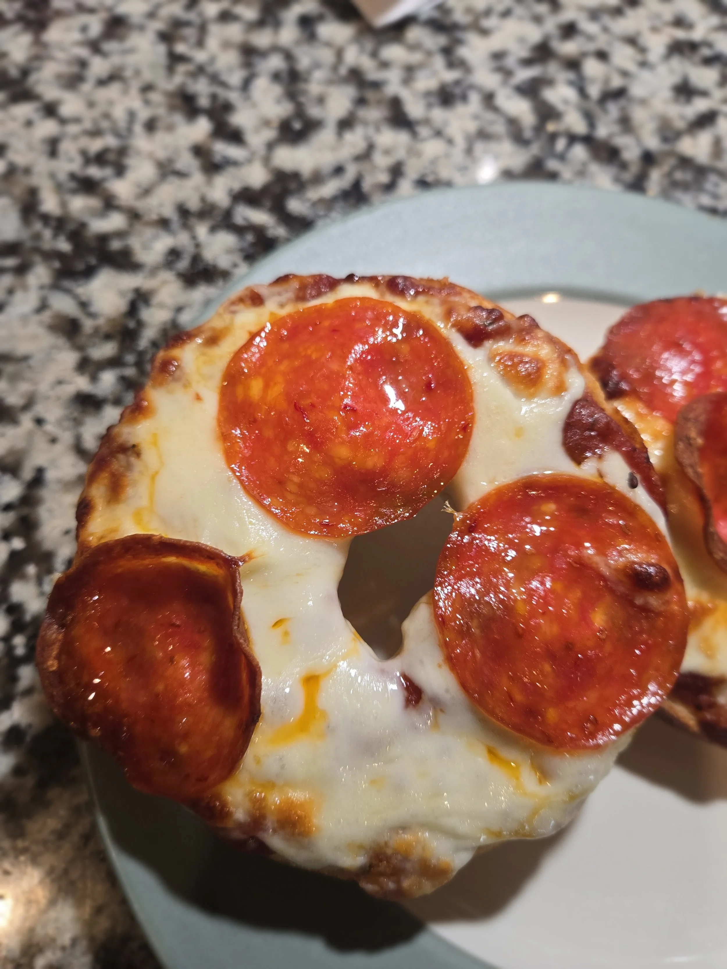 Pepperoni Pizza Bagel Delight