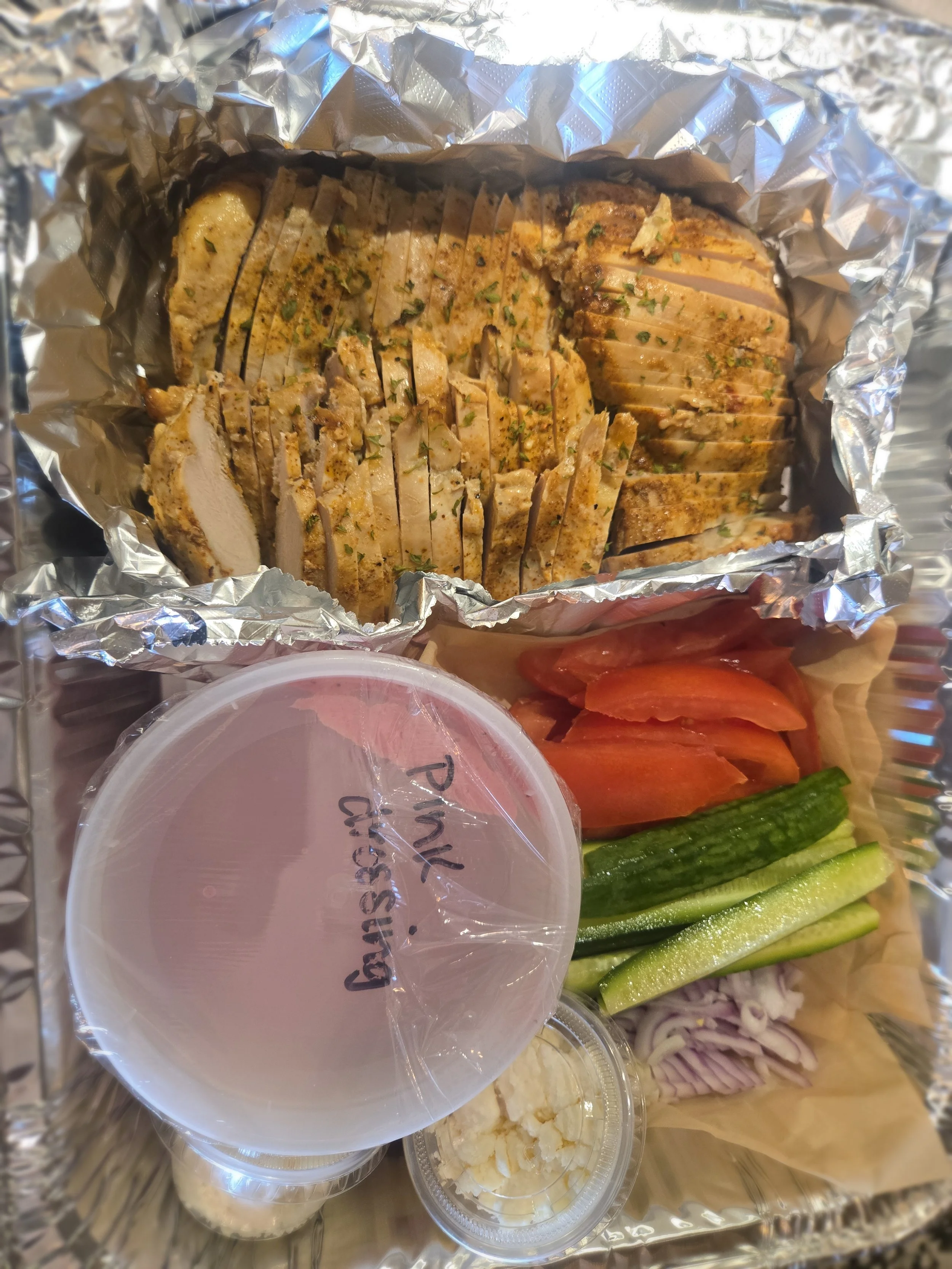 Greek Chicken Pita Kit                              *April 21st Delivery*
