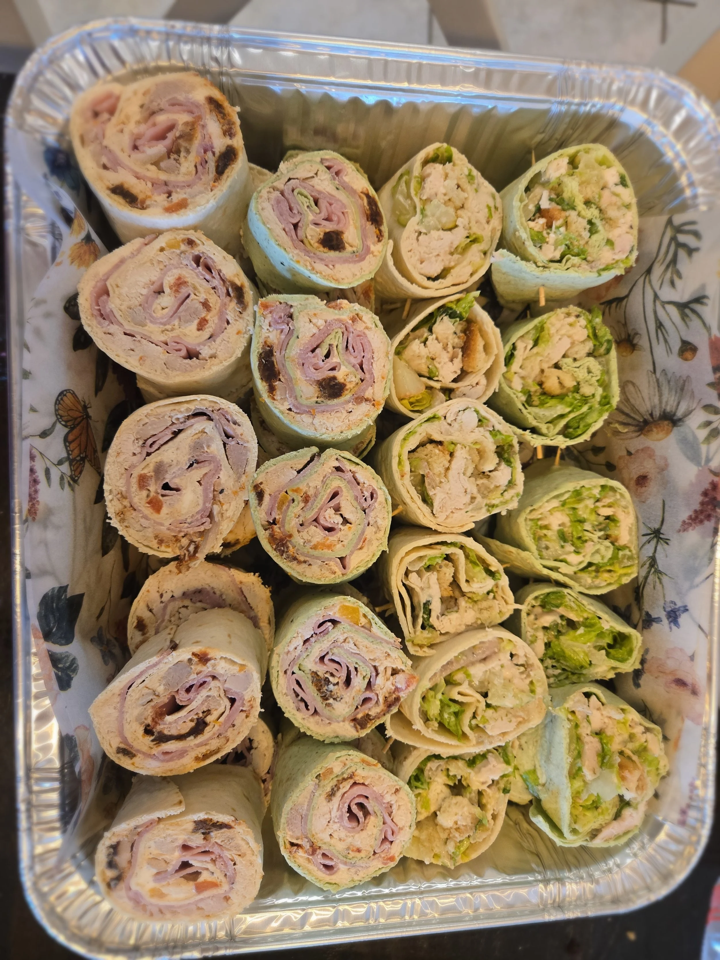 Savory Pinwheel Wraps - Turkey & Ham Delight (Pack of 4)