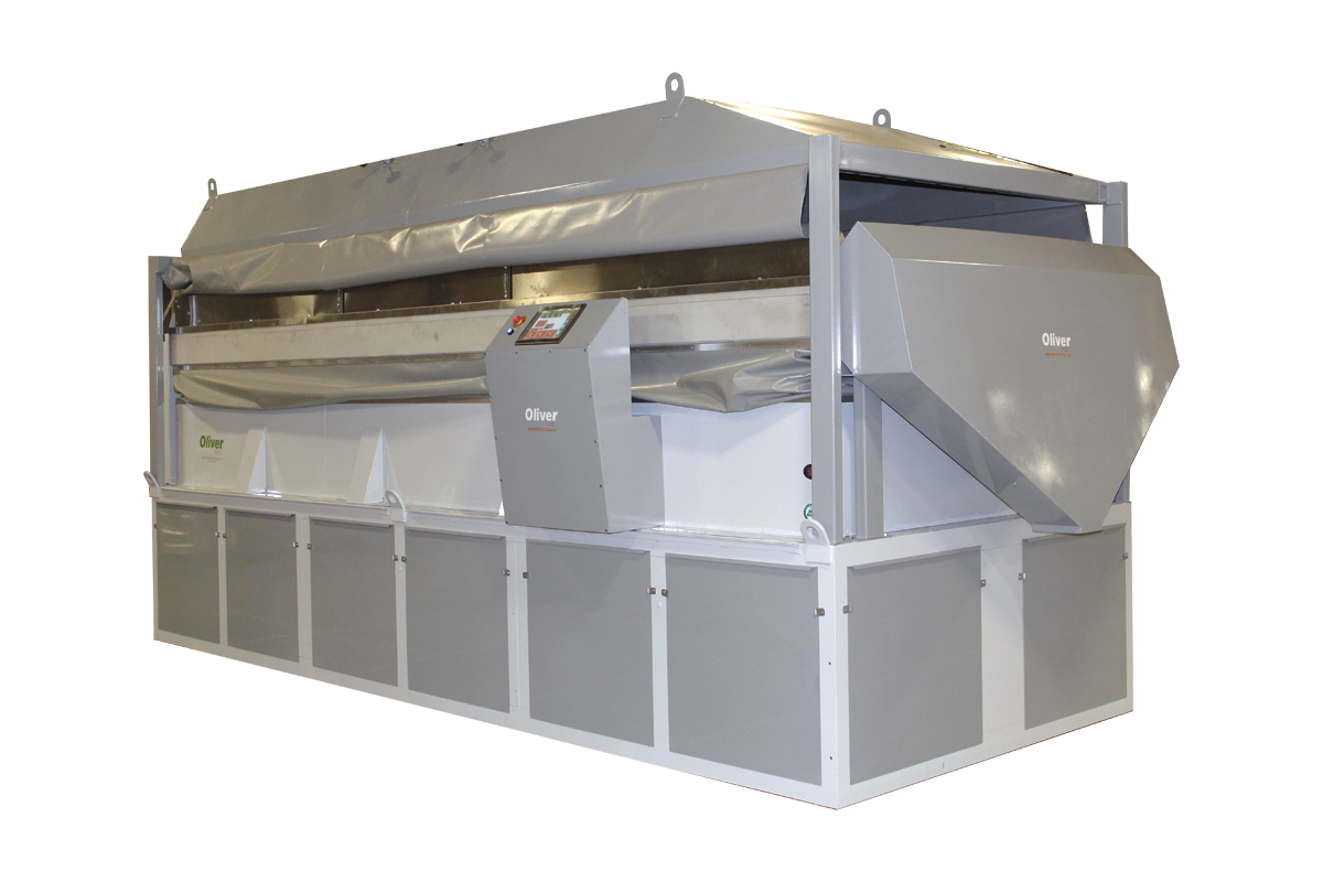 Industrial seed dryer system reducing moisture content in grain
