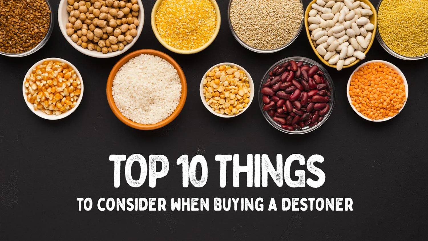 10 things to consider when buying a destoner