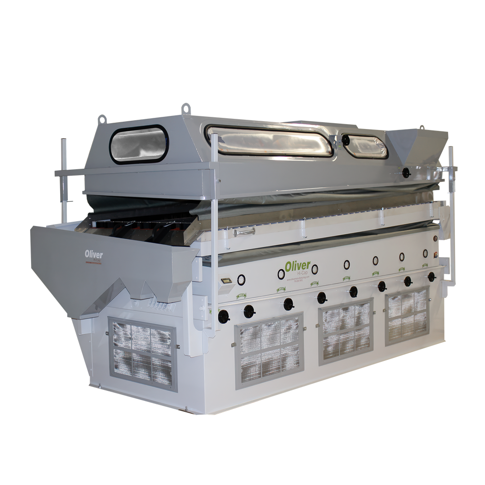 Oliver Hi-Cap Gravity Separator for precision density separation of seed, grain, and dry granular materials.