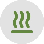 Icon representing Oliver Fluidized Bed Dryers for reducing clumping and improving product flowability.