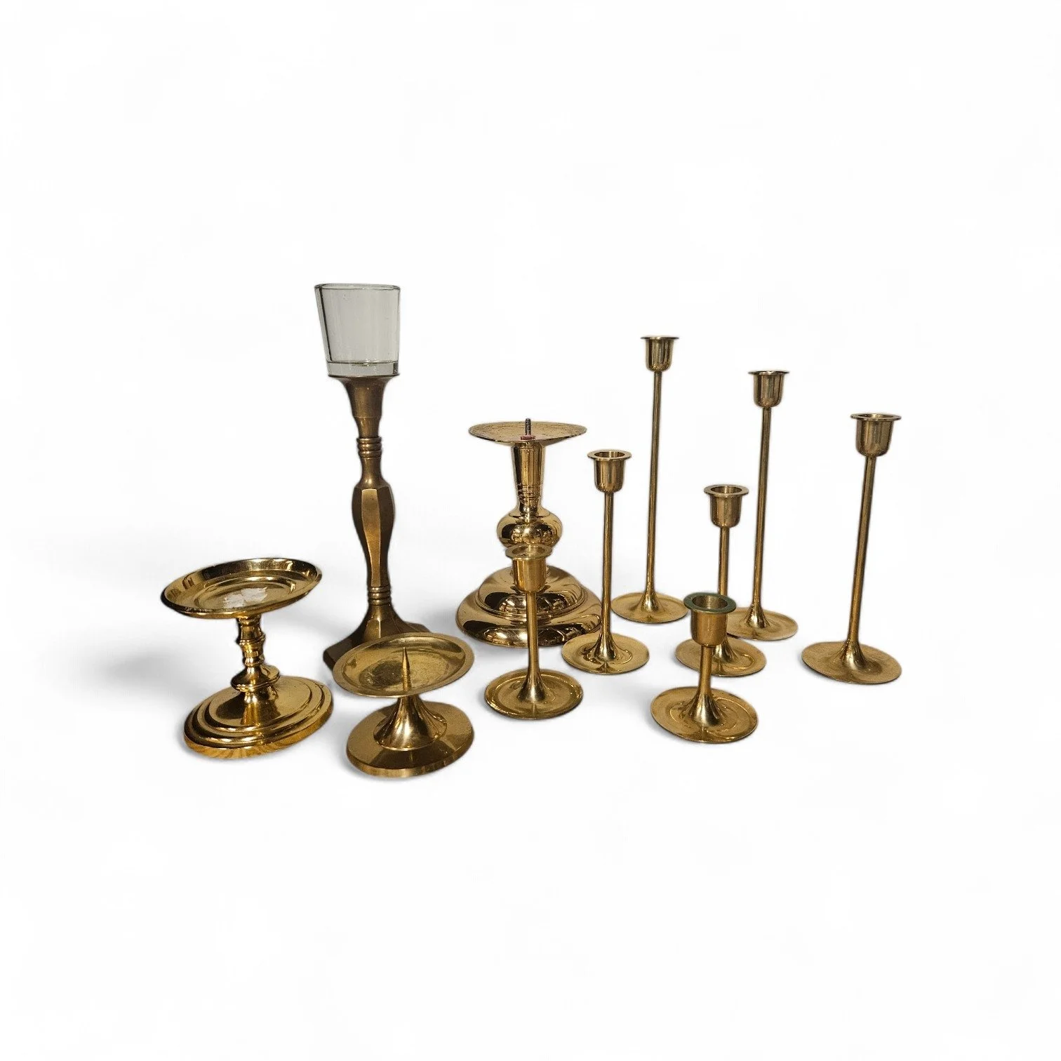 Vintage Brass Candlestick Collection