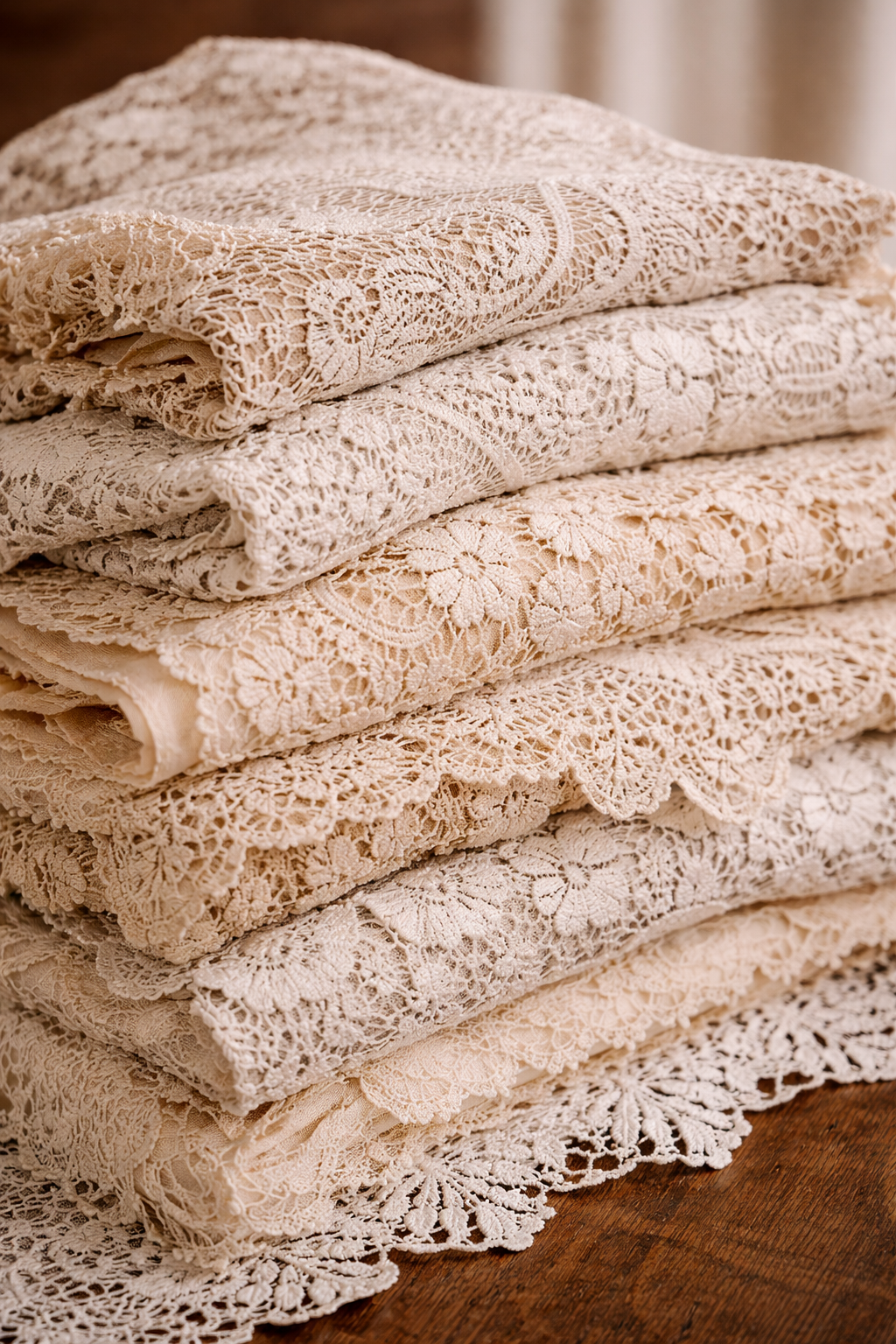 Heirloom Lace Table Linens Collection