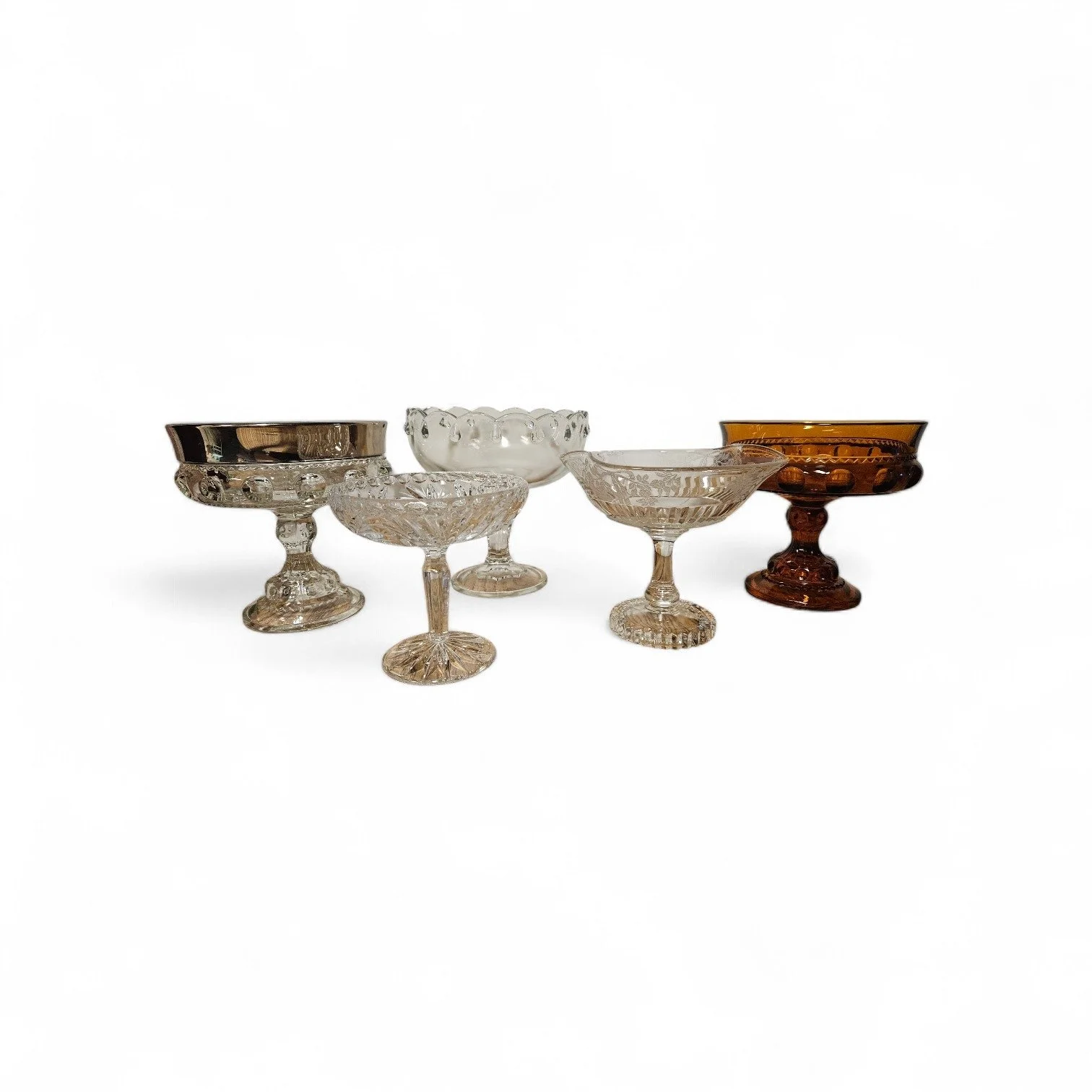 Vintage Compotes & Dessert Stands