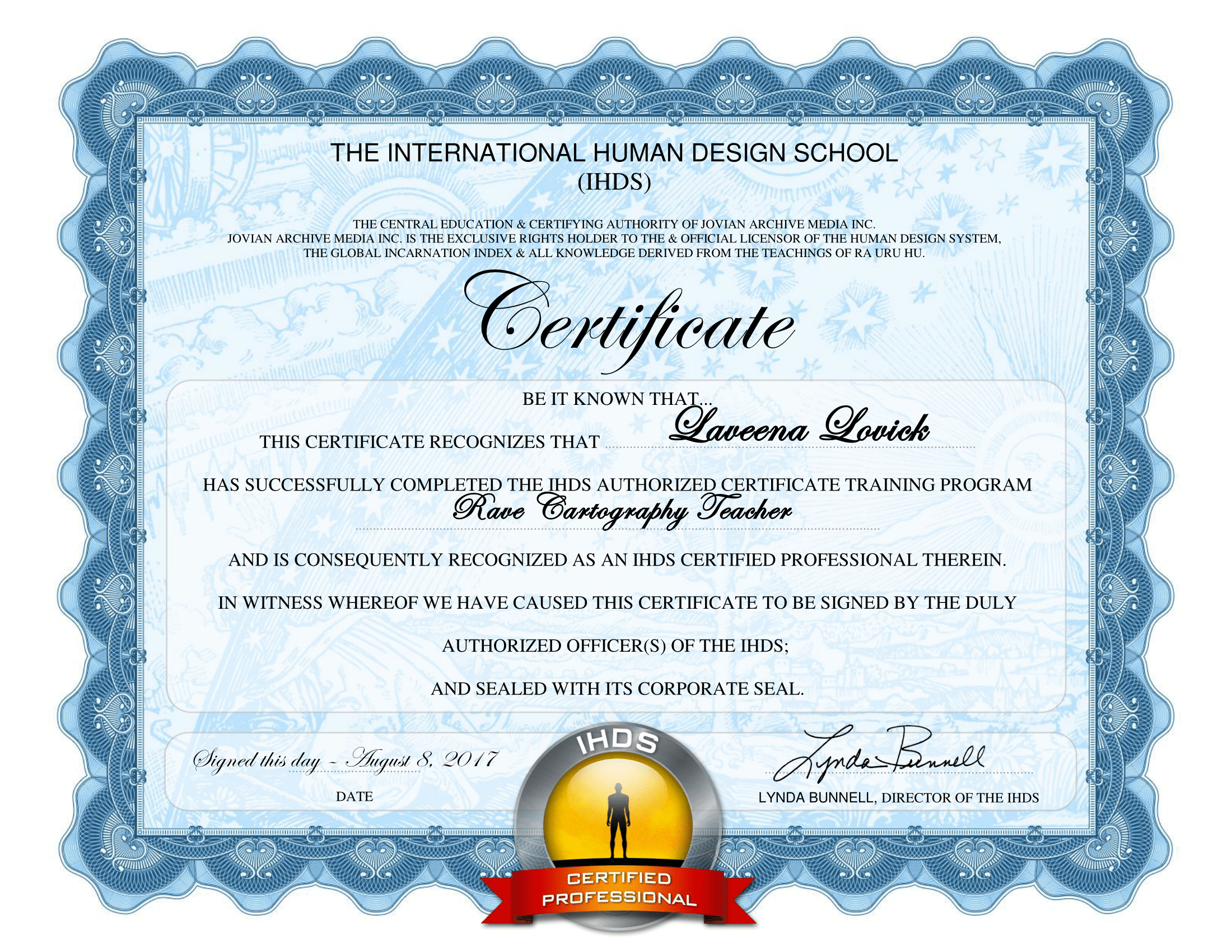 Laveena Lovick Human Design Rave Cartography Teacher