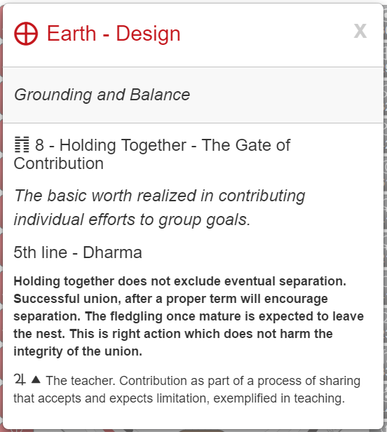 My Unconscious Grounding &amp; Balance. &nbsp;Rave I-Ching image&nbsp;via MyBodygraph.com