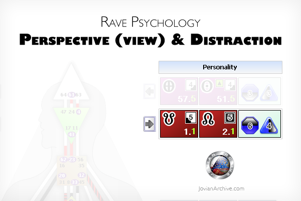 Rave Psychology Perspective in Human Design System image by JovianArchive.com