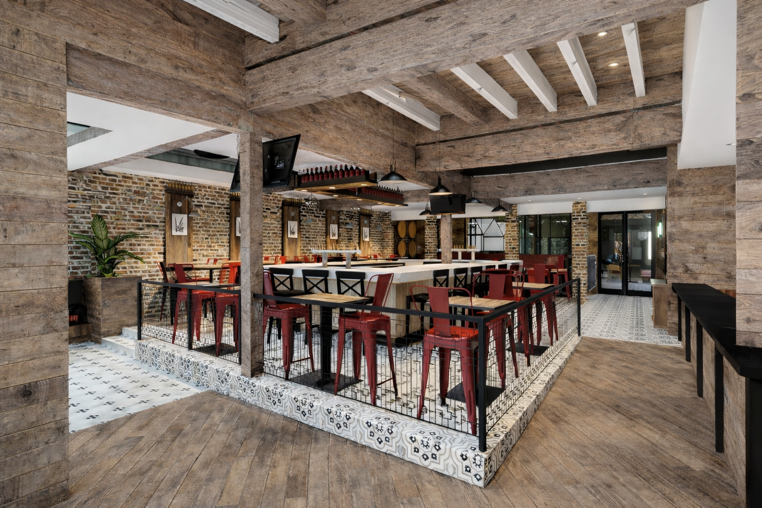 Rendering of a cool bar