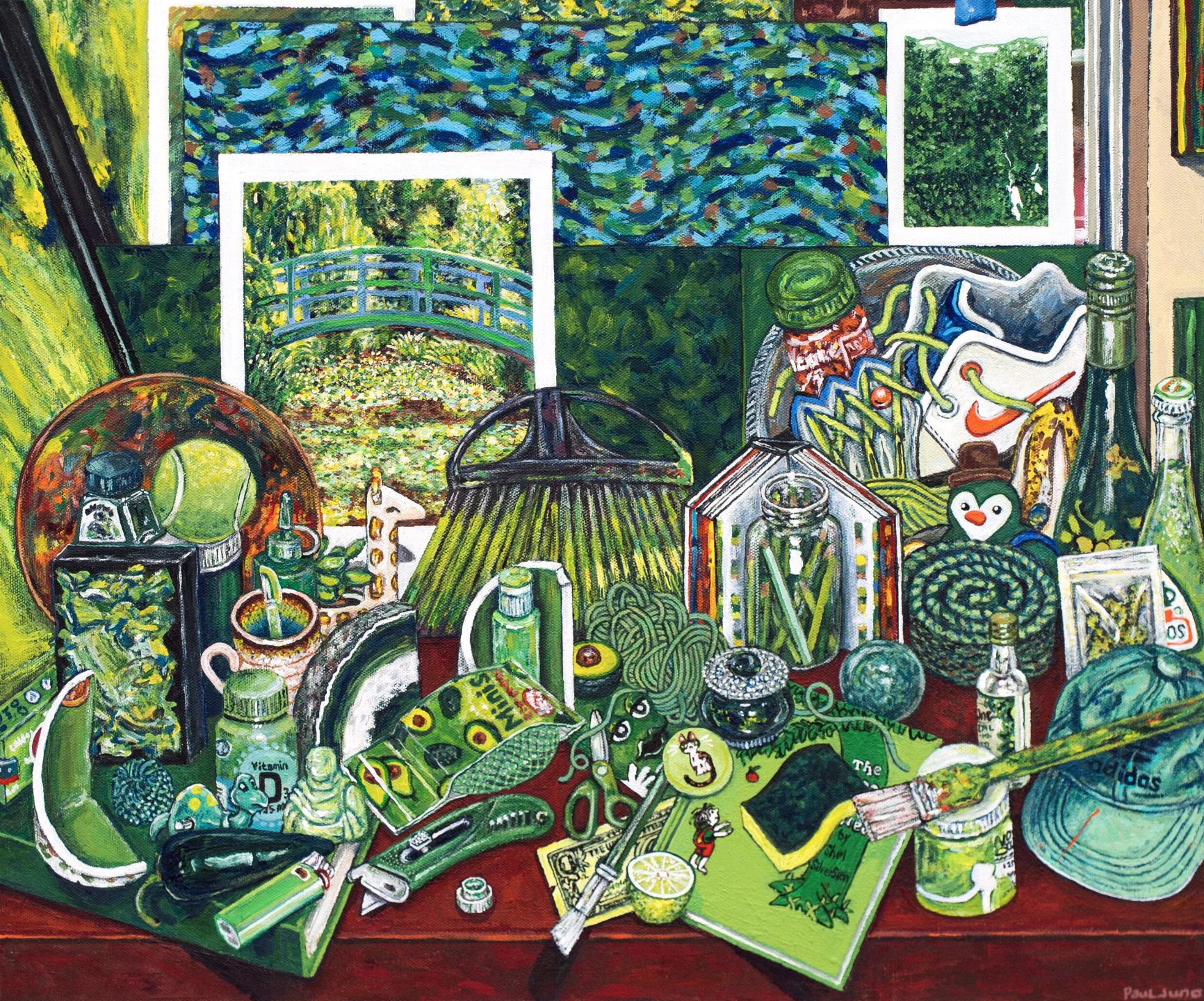 Artificial Forest Bathing
| 20×24” Acrylic Painting on canvas, 2020 |