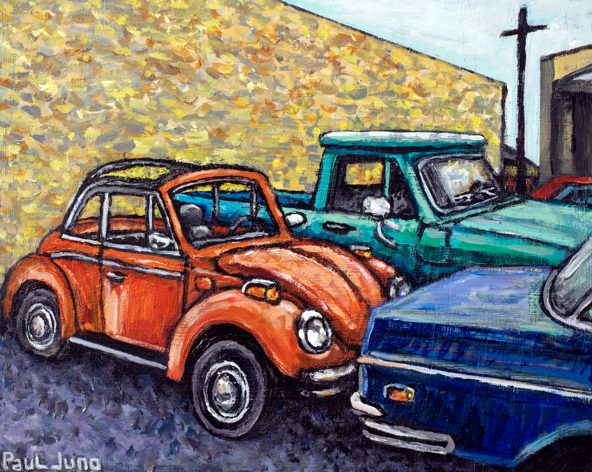 Study of Parked Cars on Victory Blvd
| 8×10” Acrylic on wood panel, 2025 |
