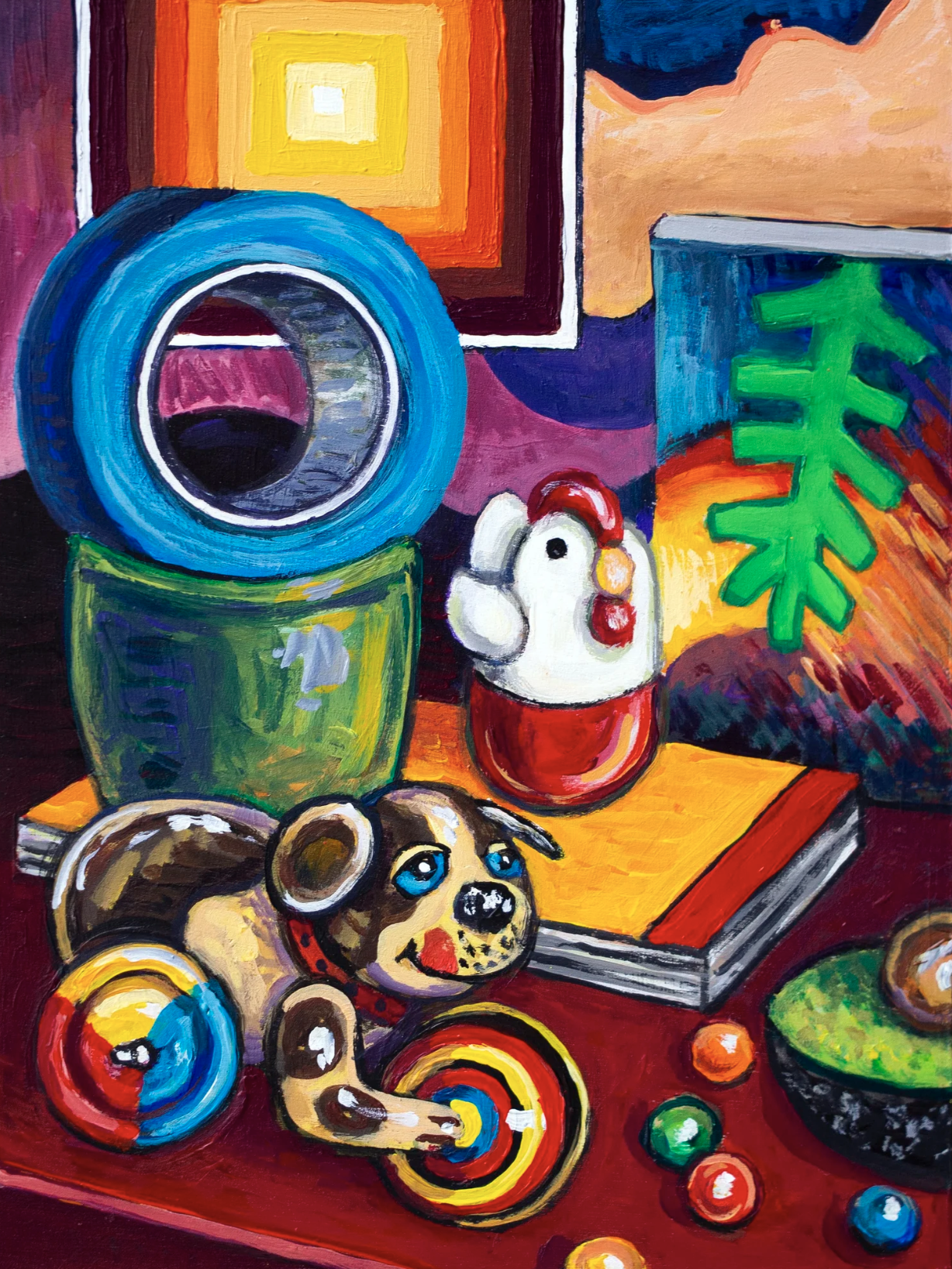 I Dont Know Man, Creed's Got Some Bangers
| 9×12” Acrylic on canvas board, 2024 |