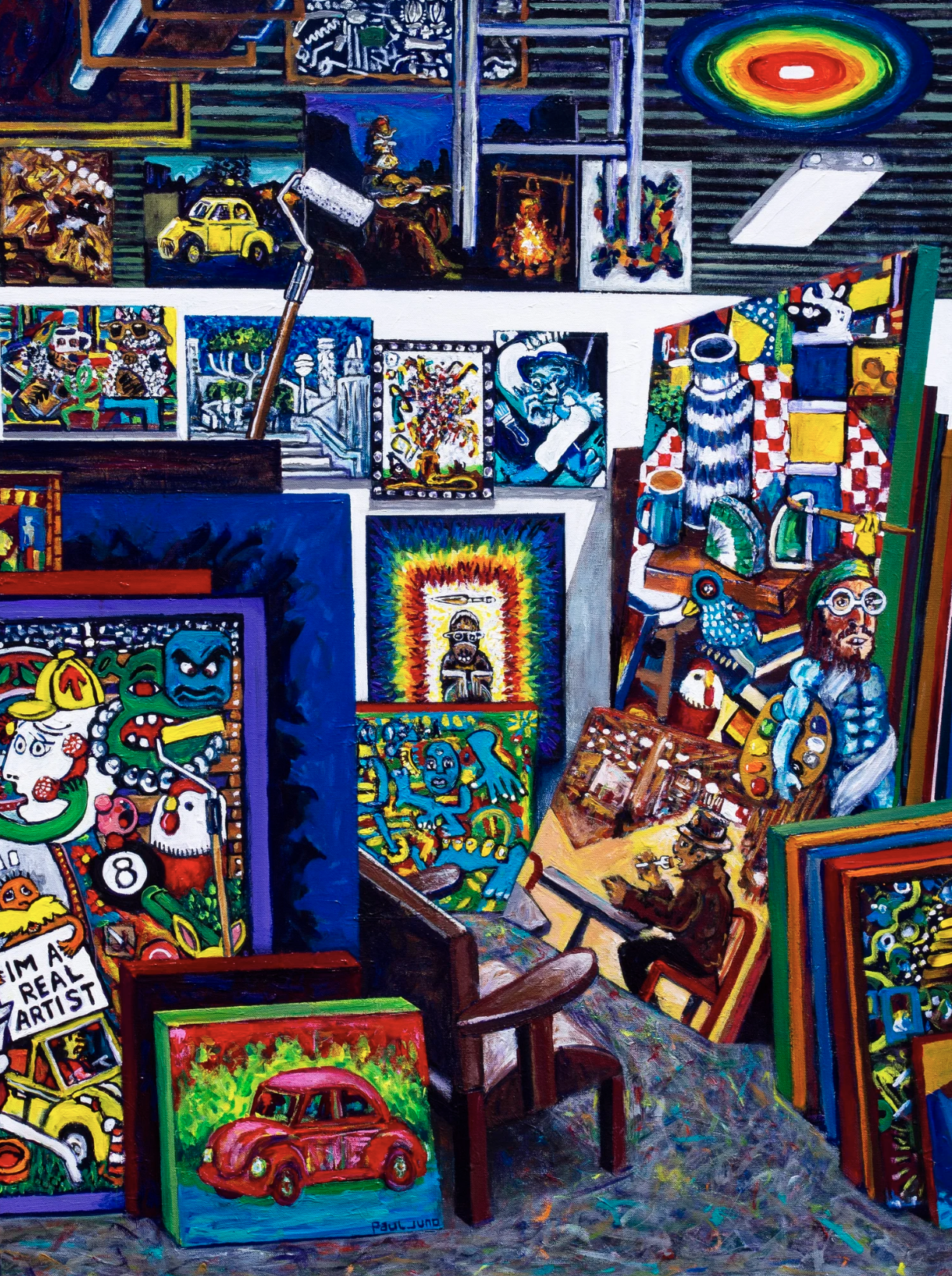 Portrait of an Art Studio
| 30×40” Acrylic Painting on canvas, 2021 |