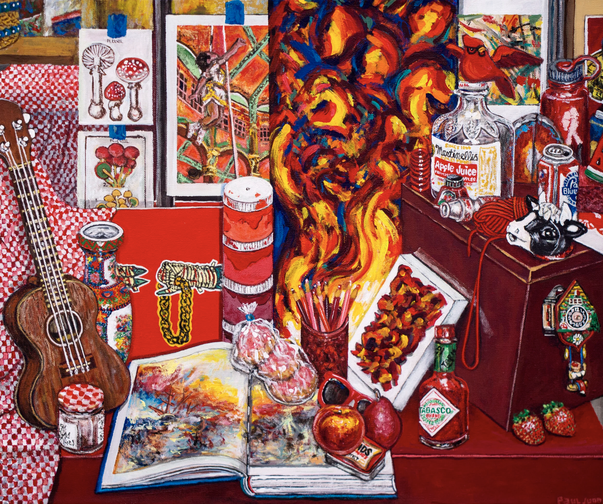 Wild Fire Agaric
| 20×24” Acrylic Painting on canvas, 2020 |