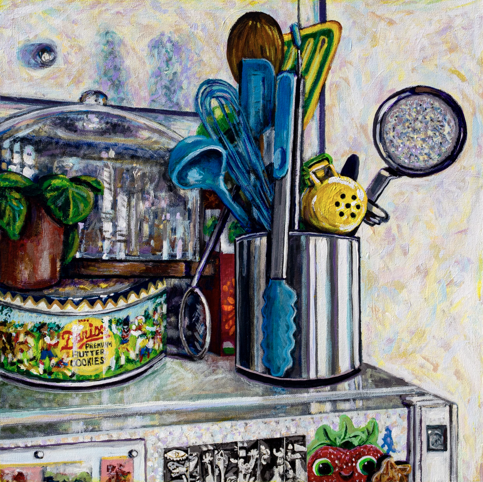 Kitchen Study
| 20×20” Acrylic Painting on canvas, 2021 |