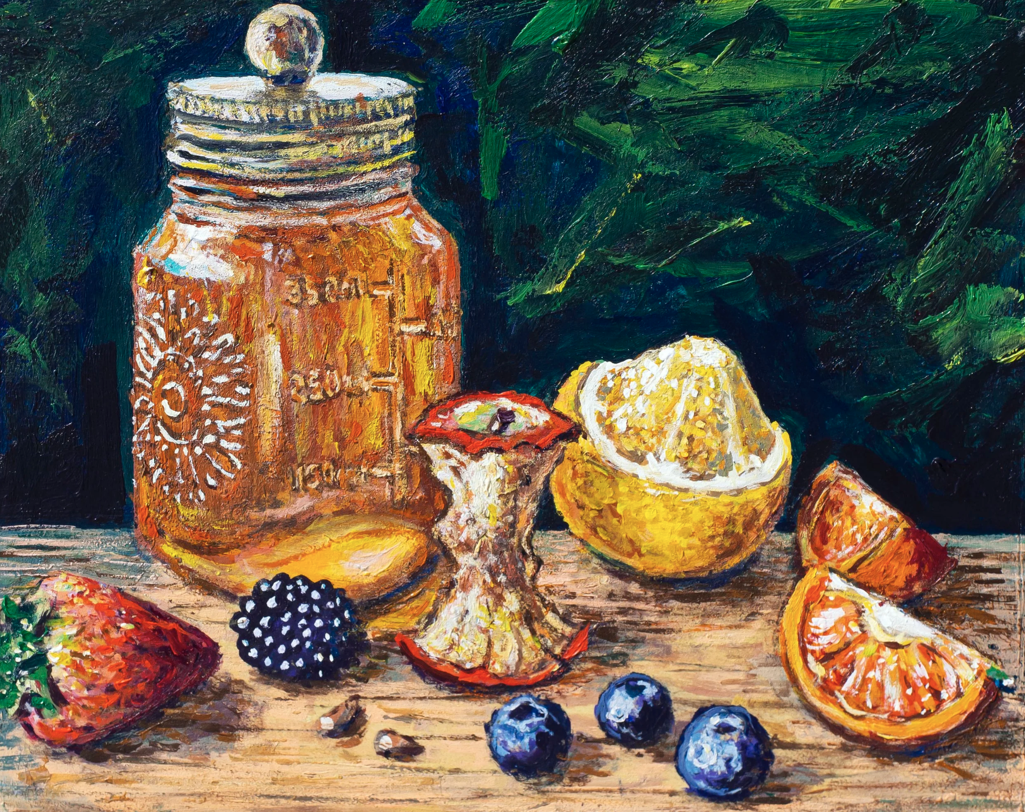 Traditional Still Life III
| 8×10” Acrylic on wood board, 2024 |