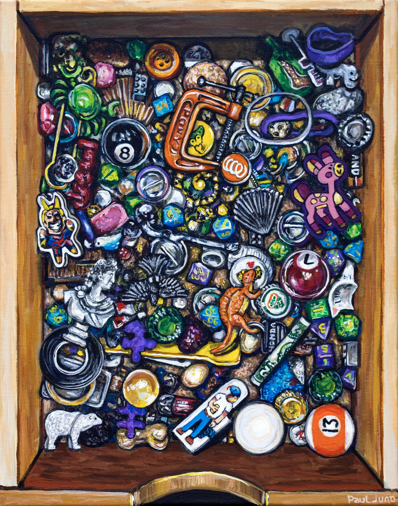 Miscellaneous Anemoia
| 16×20” Acrylic Painting on canvas, 2021 |