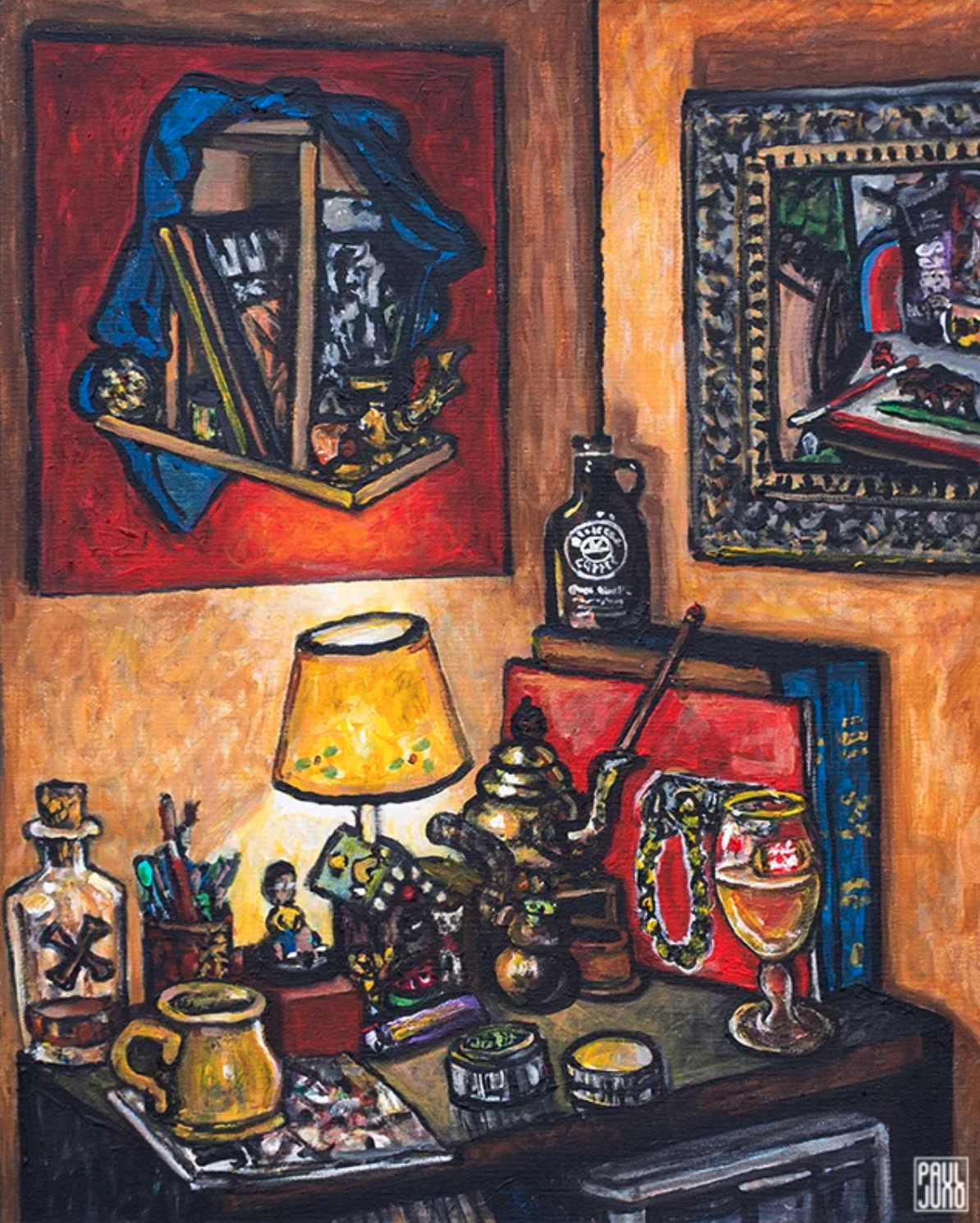 Ambient Light |
16×20” Acrylic Painting on canvas, 2019 |