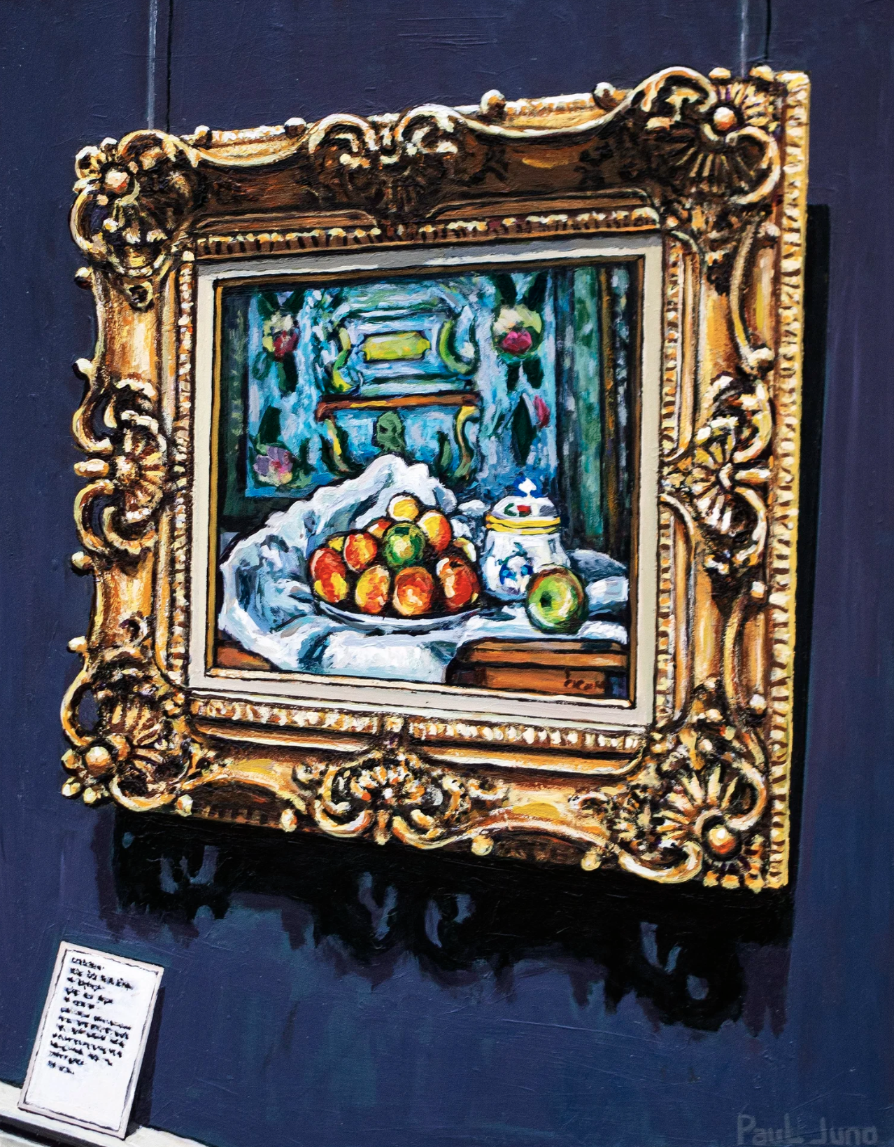 Side View of a Cezanne
| 11×14” Acrylic on wood panel, 2025 |