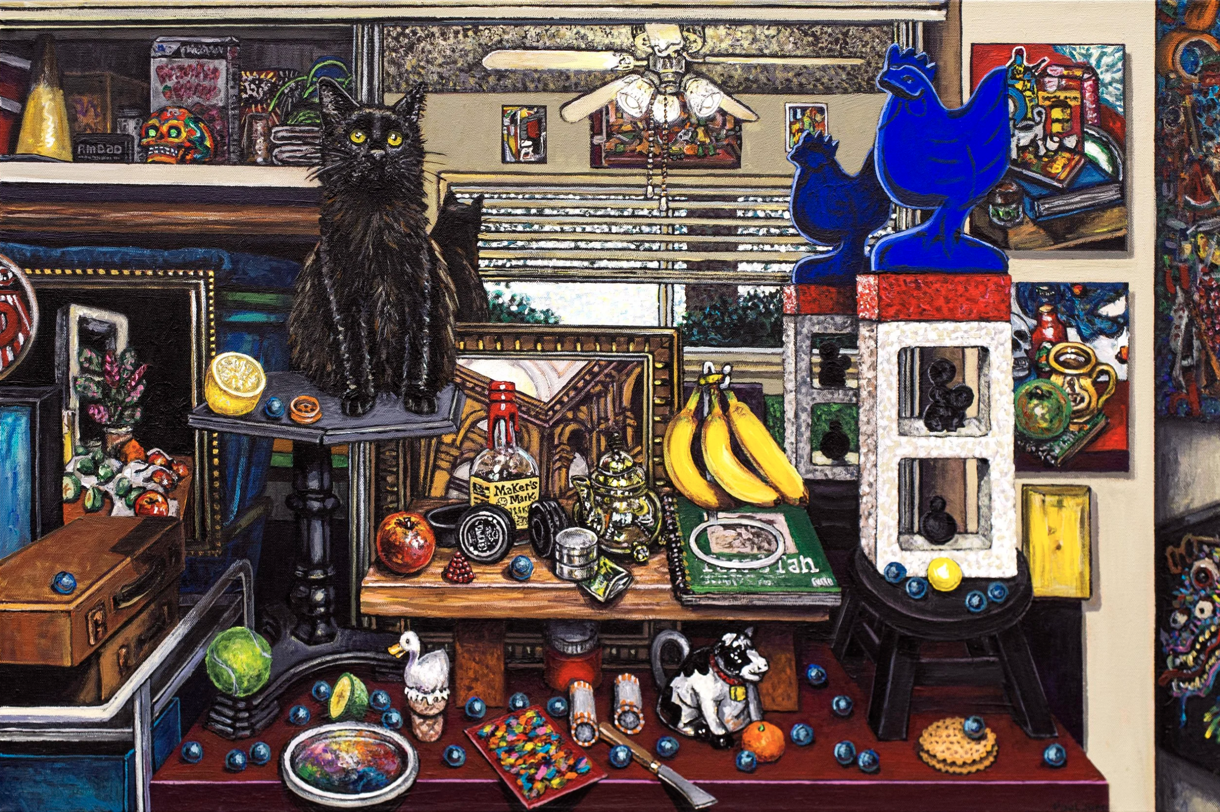 Stay There, Chicory
| 24×36” Acrylic painting on canvas, 2023 |