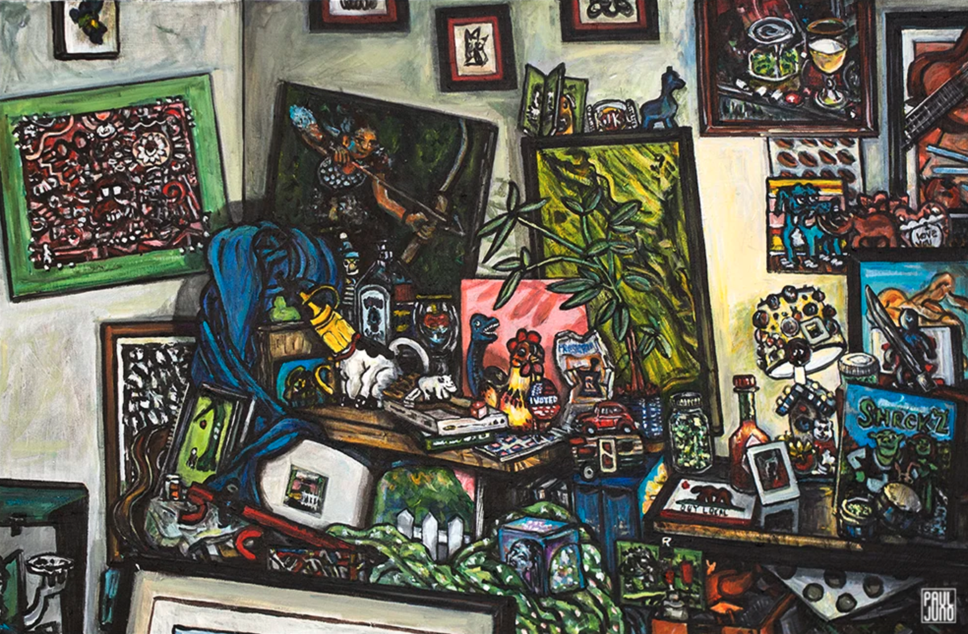 Ordinary Picture |
24×36” Acrylic Painting on canvas, 2019 |