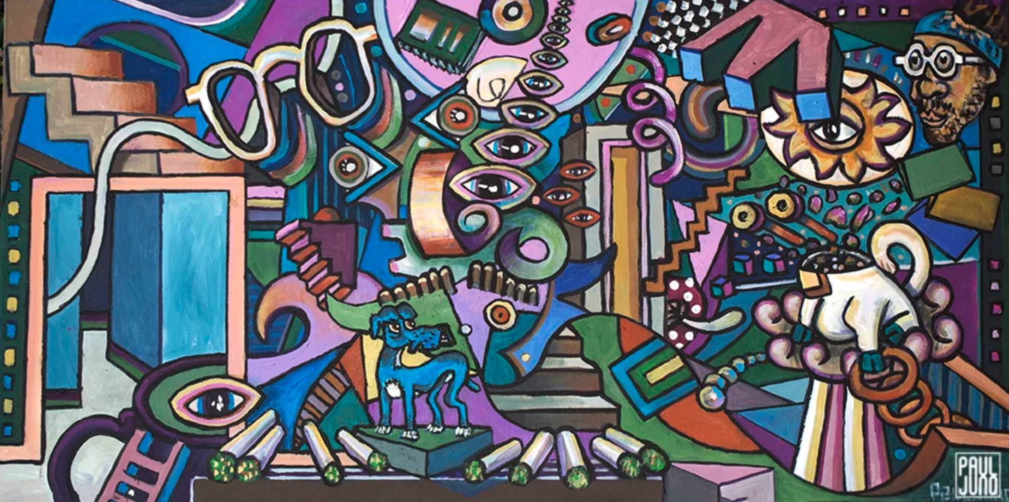 Go Inward |
18×36” Acrylic Painting on canvas, 2018 |