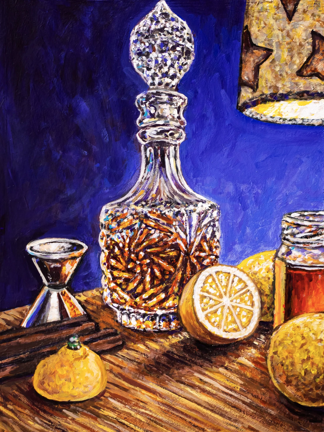 Hot Toddy On A Rainy Day
| 9×12” Acrylic on wood panel, 2024 |