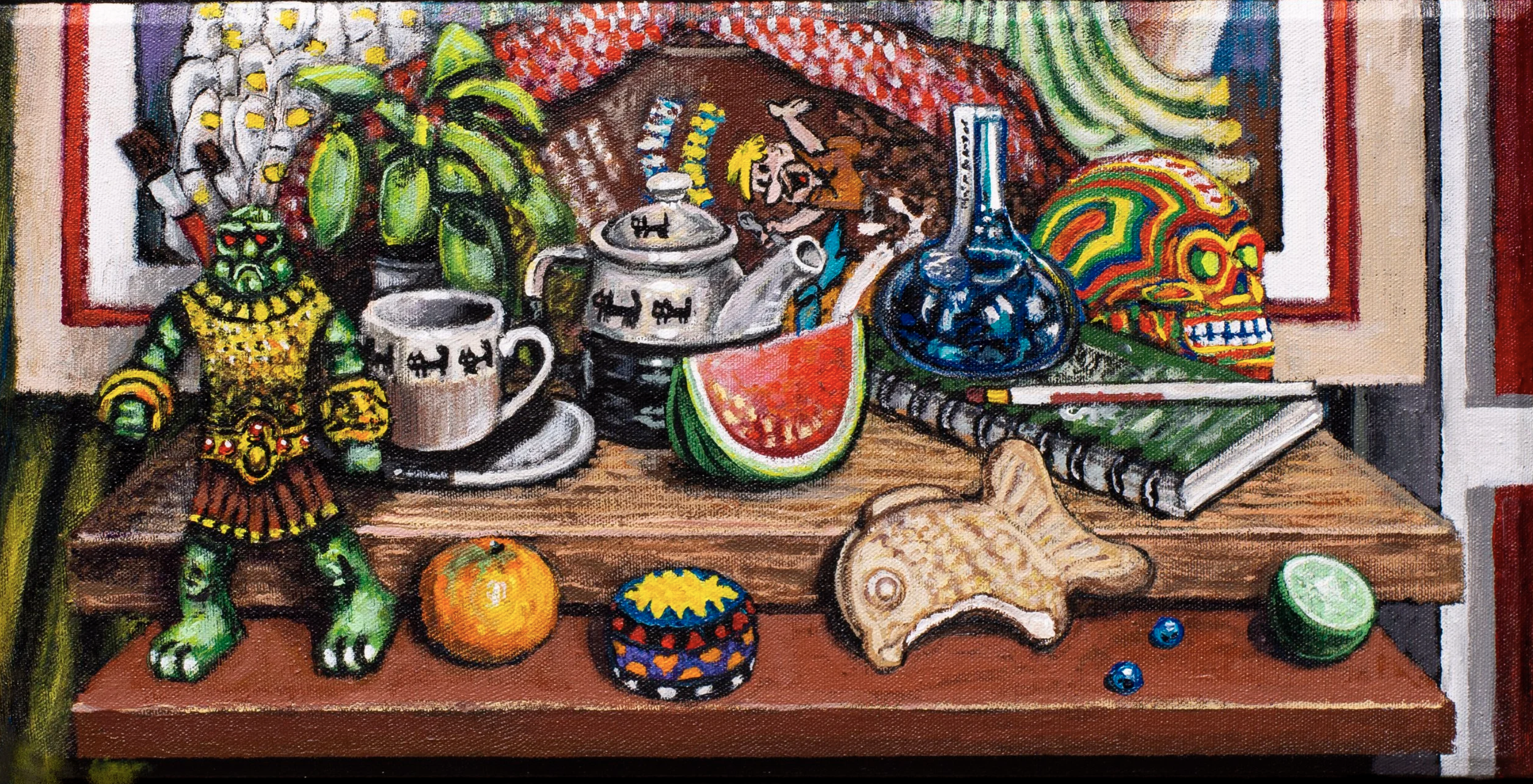 Nonsensical |
13×26” Acrylic Painting on canvas, 2022 |