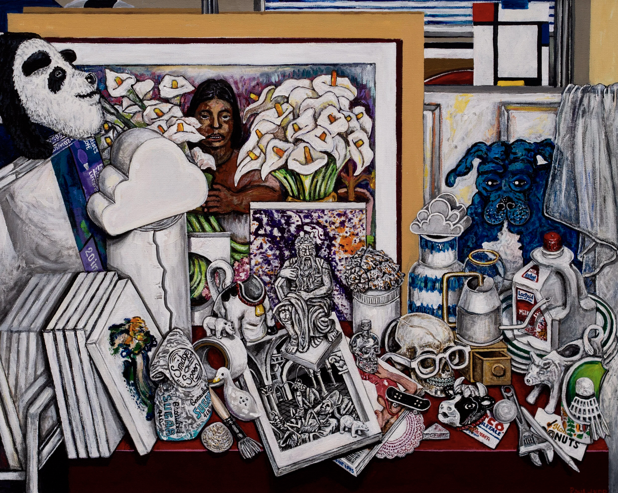 Ornate Candied Cumulonimbus
| 24×30” Acrylic Painting on canvas, 2021 |