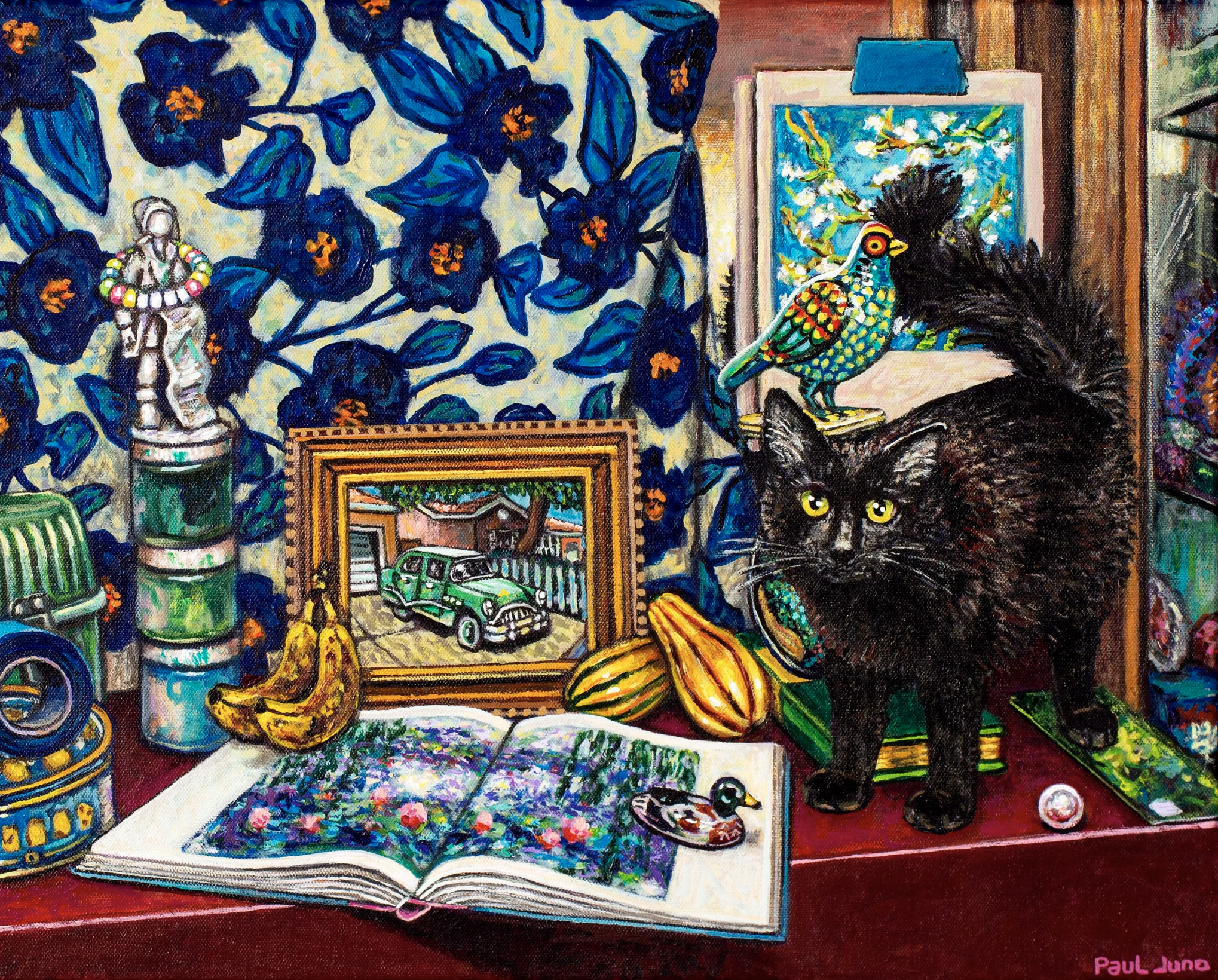 Chicory's Garden
| 16×20” Novacolor acrylic on canvas, 2025 |