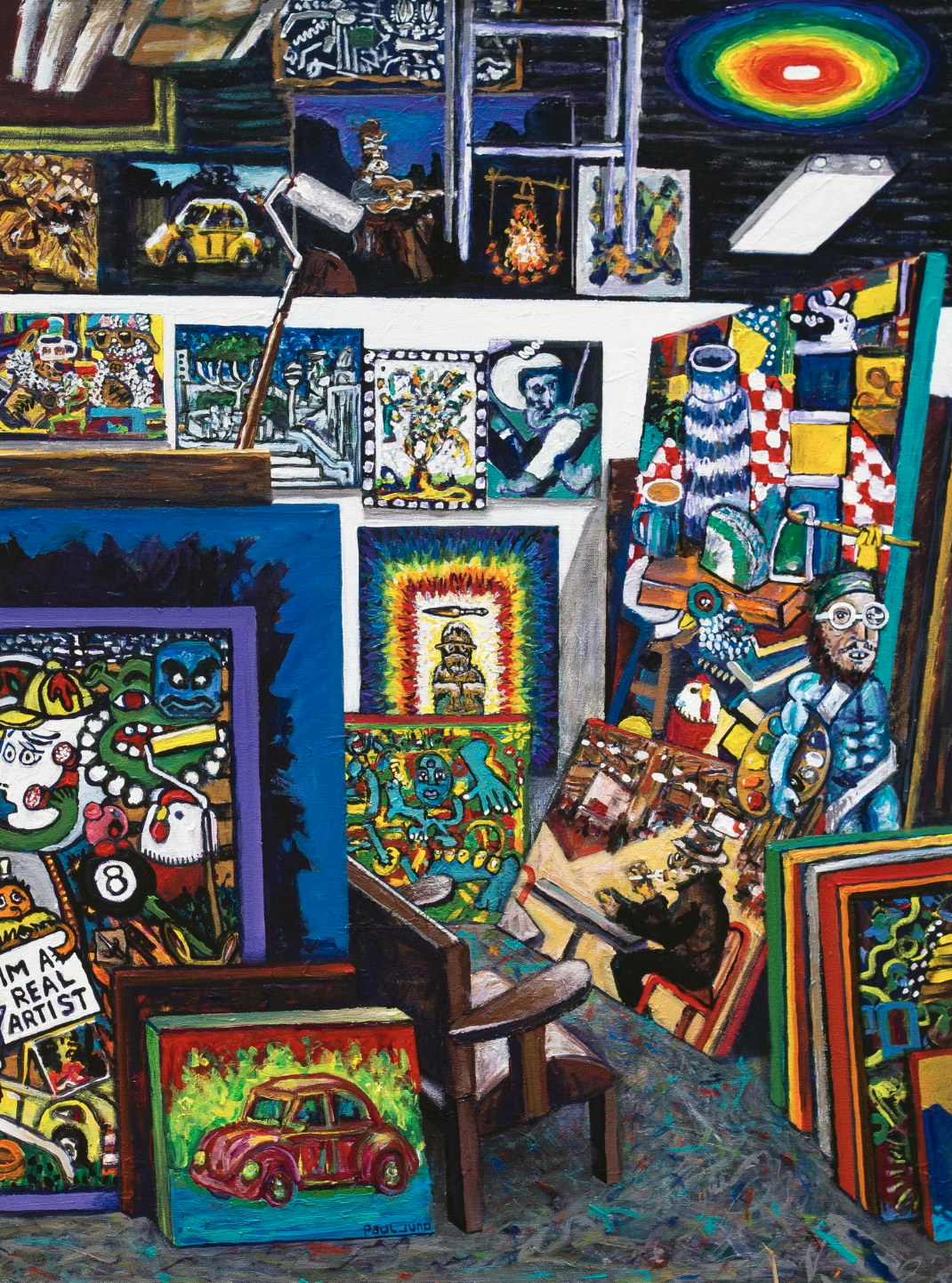 Portrait of an Art Studio
| Acrylic Painting, 2021 |