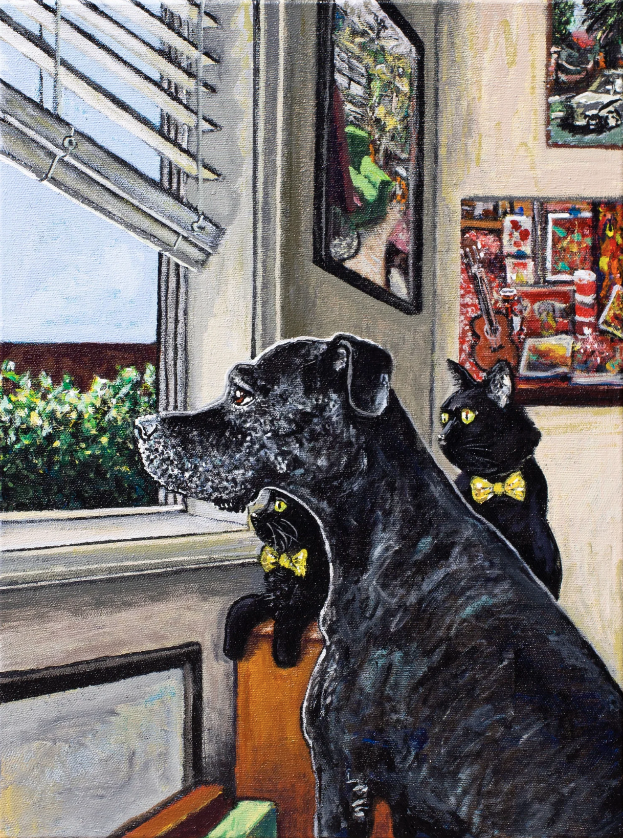 Window Watchers
| Acrylic Painting, 2020 |
