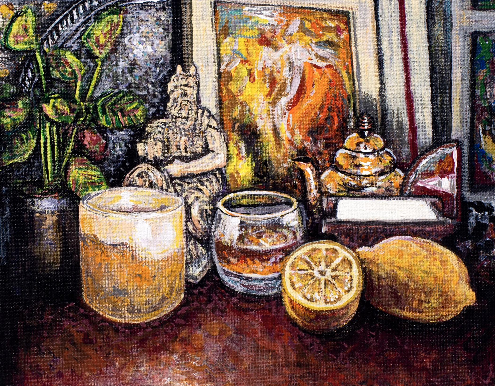 Two Candles
| 11×14” Acrylic Painting on canvas, 2021 |