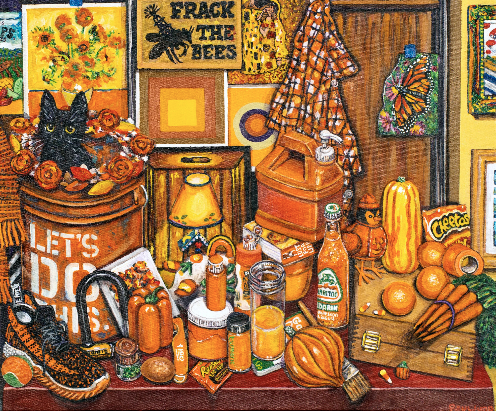 Immaculate Firefly Marmalade
| 20×24” Acrylic Painting on canvas, 2020 |