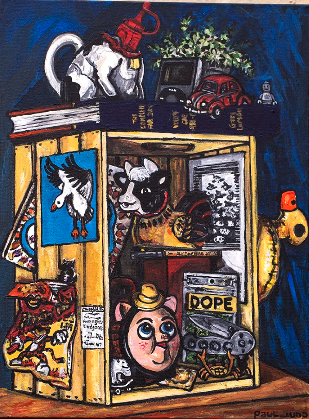 Dope Dude! |
18×24” Acrylic Painting on canvas, 2019 |