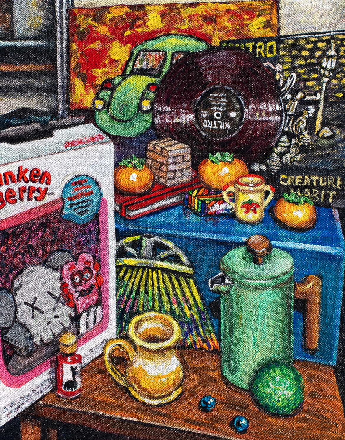 The Traveling Artist |
16×20” Acrylic Painting on canvas, 2022 |