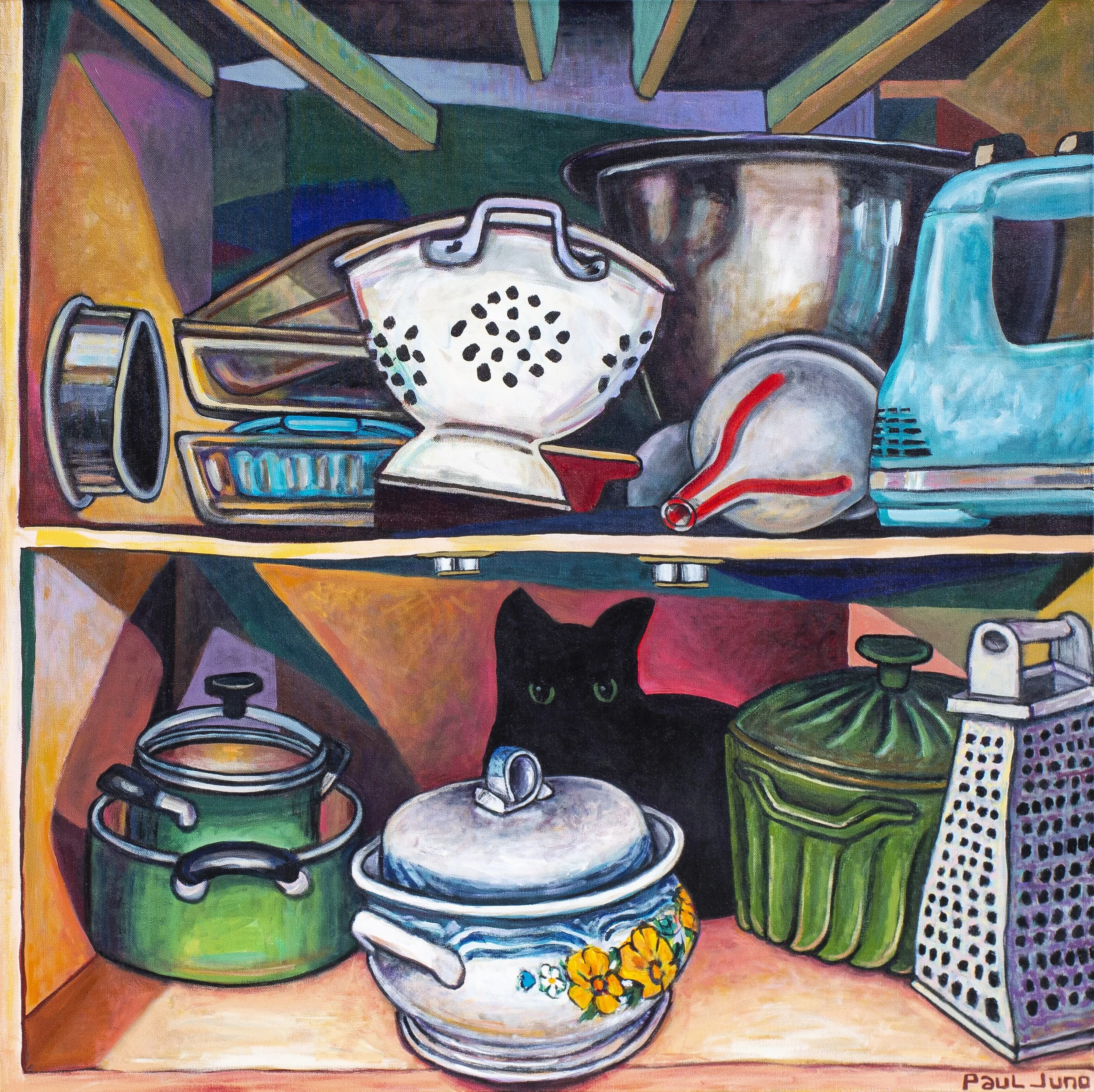 Chives Hiding Place |
36x36" acrylic on canvas 2025 |