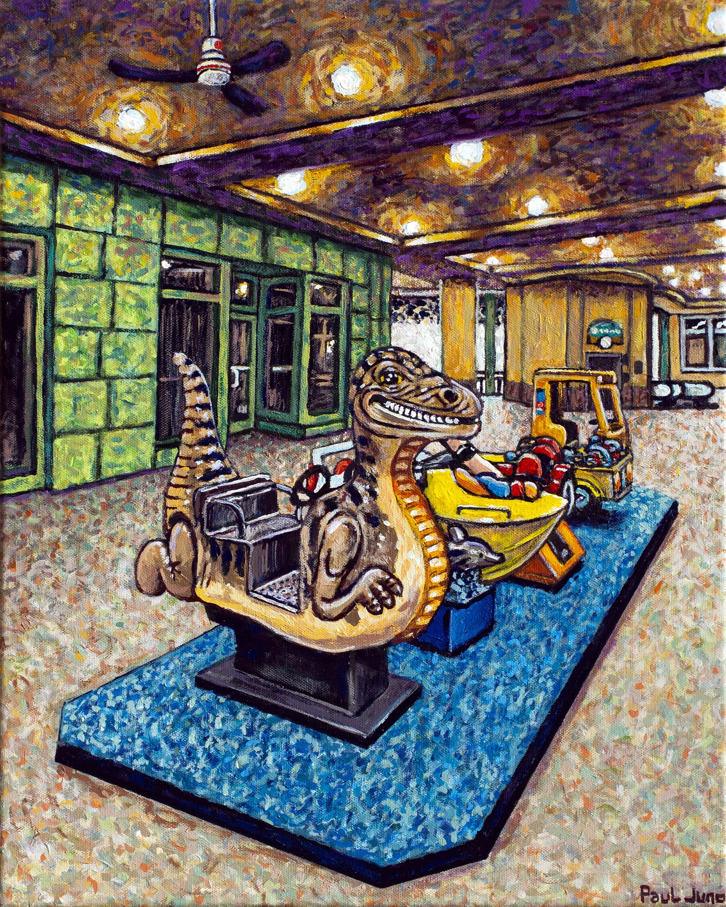 Dead Mall Aesthetic |
18x24" acrylic on canvas, 2025 |