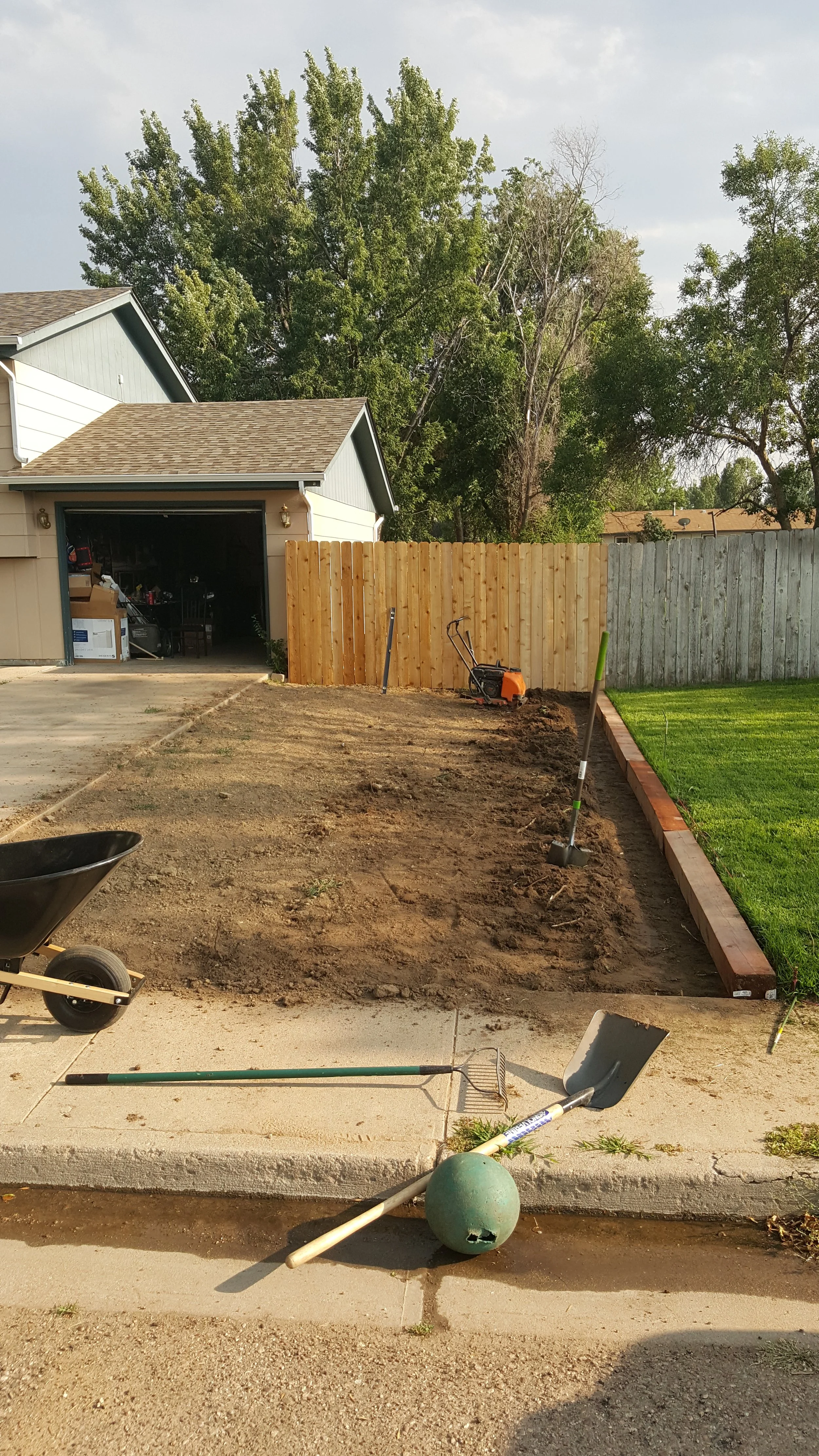 Before- Gilcrest Driveway
