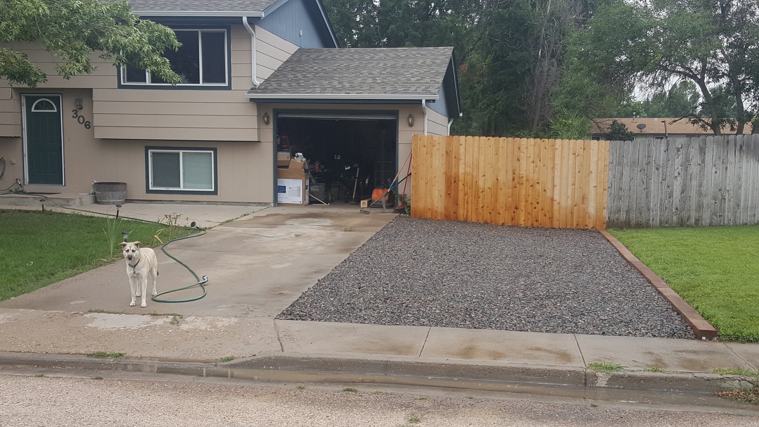 After- Gilcrest Driveway