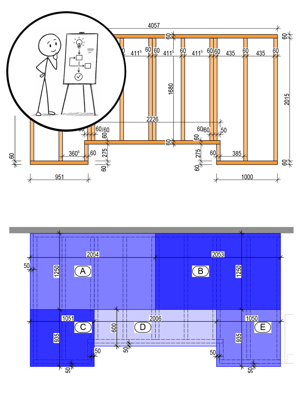 Mit unseren Bausatzplänen wurde es so einfach wie «Malen nach Zahlen».