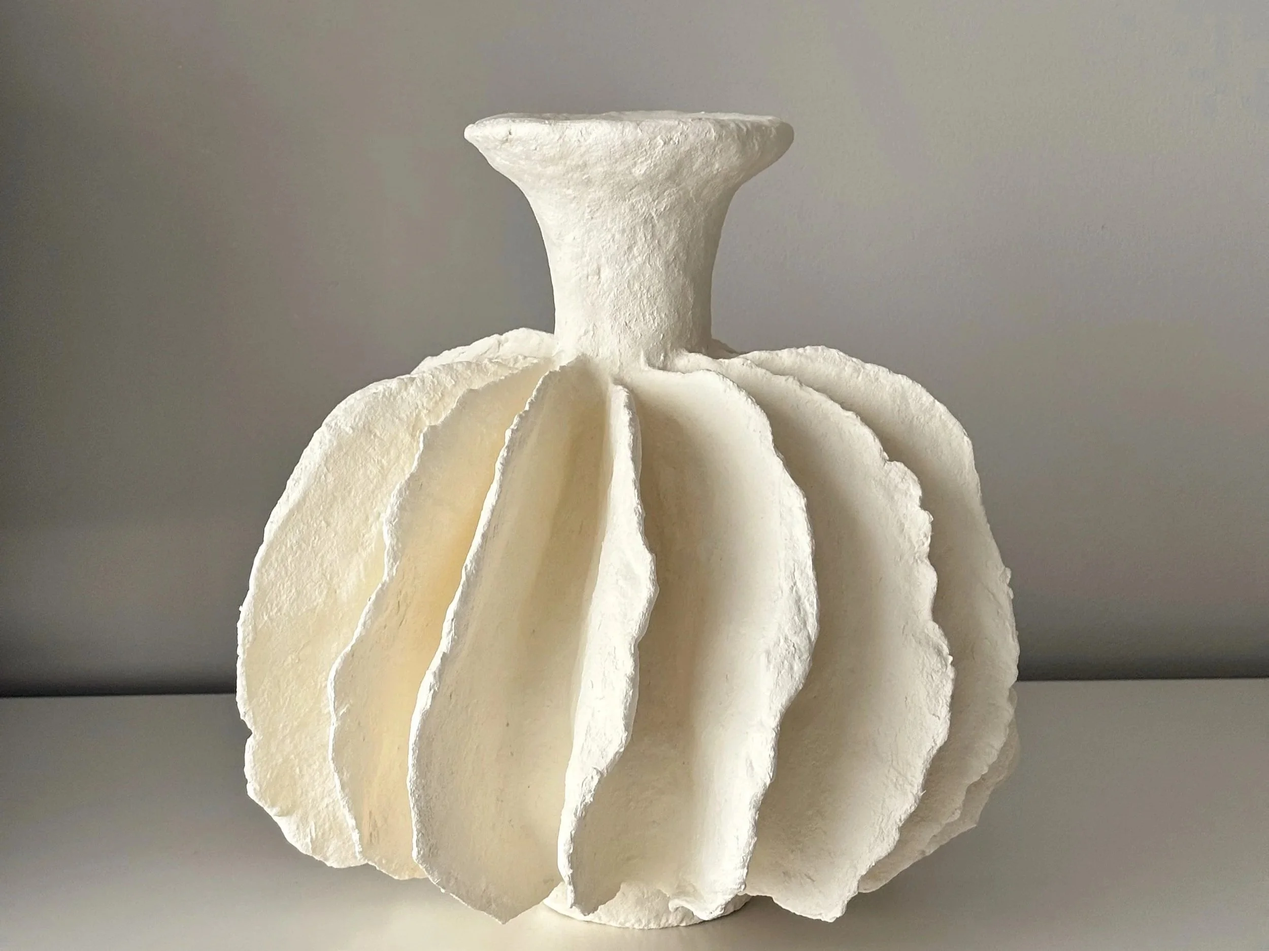 Pleated Sculptural Vase N.10